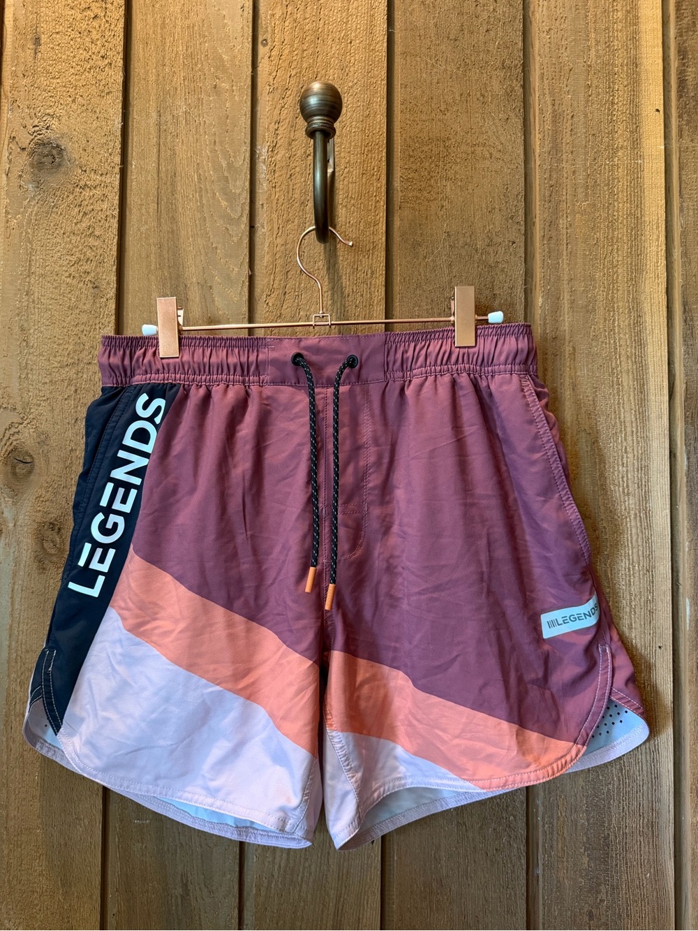 Legends Men's Striped Athletic Shorts